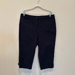 Talbots 14P Blue Capri Pants